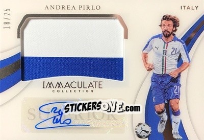 Sticker Andrea Pirlo - Immaculate Soccer 2018-2019 n. SU-AP - Panini