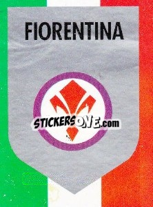 Sticker Scudetto Fiorentina - Calcioflash 1992 n. SC6 - Euroflash