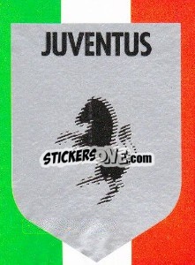 Sticker Scudetto Juventus - Calcioflash 1992 n. SC10 - Euroflash