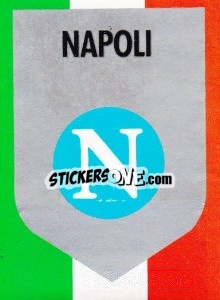 Cromo Scudetto Napoli - Calcioflash 1992 n. SC13 - Euroflash