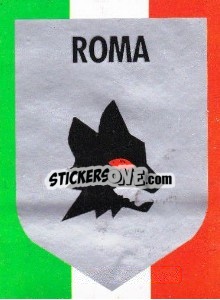 Cromo Scudetto Roma - Calcioflash 1992 - Euroflash