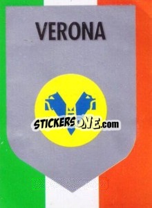 Figurina Scudetto Verona - Calcioflash 1992 - Euroflash