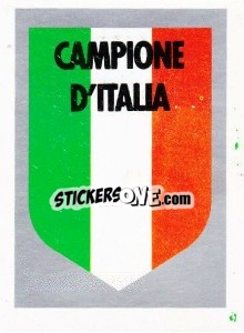 Sticker Campione D'Italia - Calcioflash 1992 - Euroflash