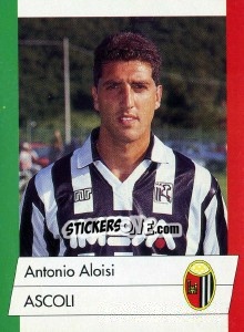 Sticker Antonio Aloisi - Calcioflash 1992 n. 2 - Euroflash