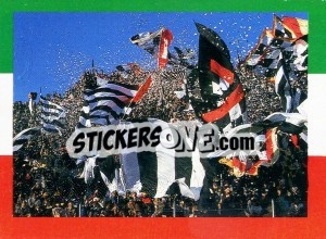 Sticker Tifosi Ascoli - Calcioflash 1992 - Euroflash
