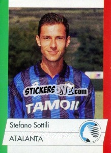 Sticker Stefano Sottili - Calcioflash 1992 - Euroflash
