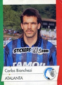 Sticker Carlos Bianchezi - Calcioflash 1992 - Euroflash