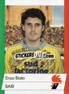 Sticker Enzo Biato - Calcioflash 1992 - Euroflash