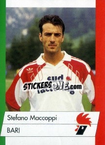 Figurina Stefano Maccoppi - Calcioflash 1992 - Euroflash