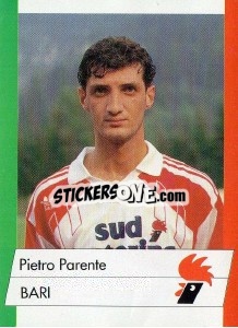 Sticker Pietro Parente - Calcioflash 1992 - Euroflash