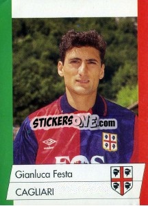 Sticker Gianluca Festa - Calcioflash 1992 - Euroflash
