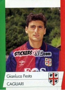 Sticker Gianluca Festa - Calcioflash 1992 n. 45 - Euroflash