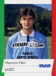 Sticker Maurizio Neri - Calcioflash 1992 - Euroflash