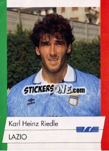 Sticker Karl Heinz Riedle - Calcioflash 1992 - Euroflash