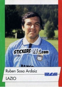 Sticker Ruben Sosa Ardaiz - Calcioflash 1992 - Euroflash