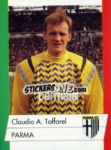 Sticker Claudio A. Taffarel - Calcioflash 1992 - Euroflash