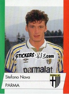Sticker Stefano Nava - Calcioflash 1992 n. 171 - Euroflash