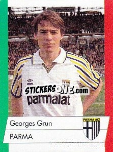 Sticker Georges Grun - Calcioflash 1992 n. 173 - Euroflash
