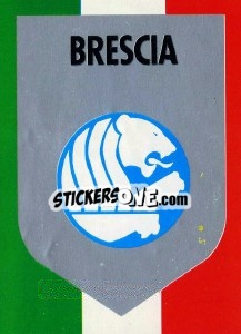 Figurina Scudetto Brescia - Calcioflash 1992 - Euroflash