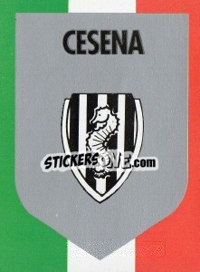 Sticker Scudetto Cesena - Calcioflash 1992 - Euroflash