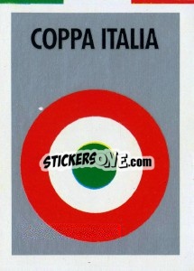 Figurina Coppa Italia - Calcioflash 1992 - Euroflash