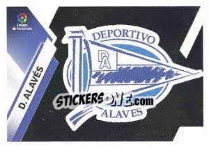 Sticker Escudo D. Alavés (1) - Liga Spagnola 2019-2020 - Colecciones ESTE