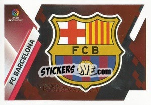 Sticker Escudo FC Barcelona (7) - Liga Spagnola 2019-2020 n. 7 - Colecciones ESTE