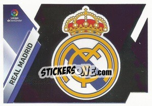 Sticker Escudo Real Madrid (25) - Liga Spagnola 2019-2020 n. 25 - Colecciones ESTE