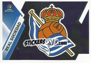 Sticker Escudo Real Sociedad (31) - Liga Spagnola 2019-2020 n. 31 - Colecciones ESTE