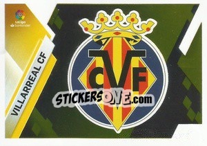 Figurina Escudo Villarreal (39) - Liga Spagnola 2019-2020 - Colecciones ESTE