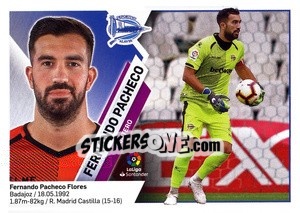 Sticker Fernando Pacheco (1) - Liga Spagnola 2019-2020 - Colecciones ESTE