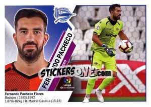Sticker Fernando Pacheco (1) - Liga Spagnola 2019-2020 n. 41 - Colecciones ESTE