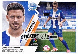 Sticker Javi Muñoz (12B) - Liga Spagnola 2019-2020 - Colecciones ESTE