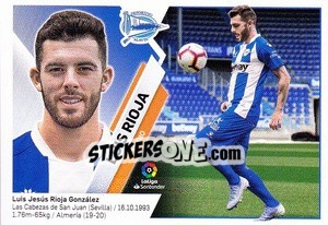 Sticker Luis Rioja (13) - Liga Spagnola 2019-2020 n. 56 - Colecciones ESTE