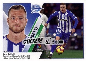 Sticker Guidetti (14) - Liga Spagnola 2019-2020 - Colecciones ESTE