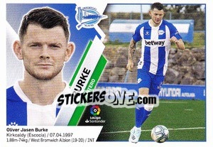 Sticker Burke (14BIS) - Liga Spagnola 2019-2020 n. 60 - Colecciones ESTE