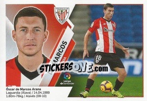 Sticker De Marcos (4) - Liga Spagnola 2019-2020 n. 74 - Colecciones ESTE