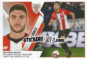 Sticker Núñez (5B) - Liga Spagnola 2019-2020 n. 76 - Colecciones ESTE