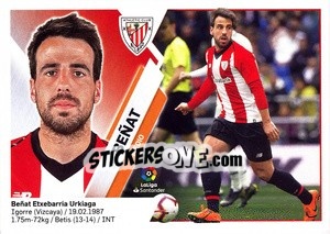 Sticker Beñat (10) - Liga Spagnola 2019-2020 n. 82 - Colecciones ESTE