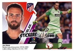 Sticker Oblak (1) - Liga Spagnola 2019-2020 n. 101 - Colecciones ESTE