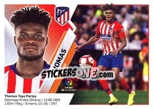 Sticker Thomas Partey (12A) - Liga Spagnola 2019-2020 - Colecciones ESTE