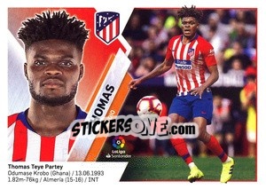 Sticker Thomas Partey (12A) - Liga Spagnola 2019-2020 n. 112 - Colecciones ESTE