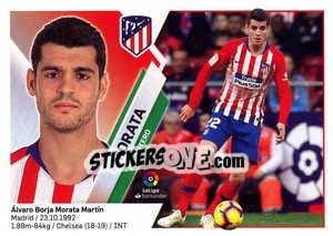 Sticker Morata (14) - Liga Spagnola 2019-2020 n. 115 - Colecciones ESTE