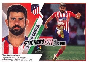 Sticker Diego Costa (15) - Liga Spagnola 2019-2020 - Colecciones ESTE