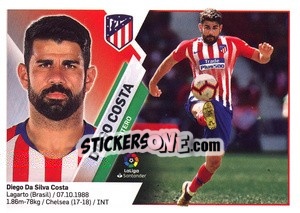 Cromo Diego Costa (15) - Liga Spagnola 2019-2020 - Colecciones ESTE