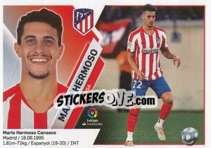 Sticker Mario Hermoso (4BIS) - Liga Spagnola 2019-2020 n. 118 - Colecciones ESTE