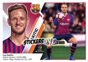 Sticker Rakitic (10) - Liga Spagnola 2019-2020 n. 142 - Colecciones ESTE
