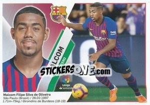 Sticker Malcom (12B) - Liga Spagnola 2019-2020 n. 145 - Colecciones ESTE