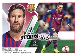 Sticker Messi (14) - Liga Spagnola 2019-2020 n. 147 - Colecciones ESTE