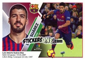 Sticker Luis Suárez (15) - Liga Spagnola 2019-2020 - Colecciones ESTE